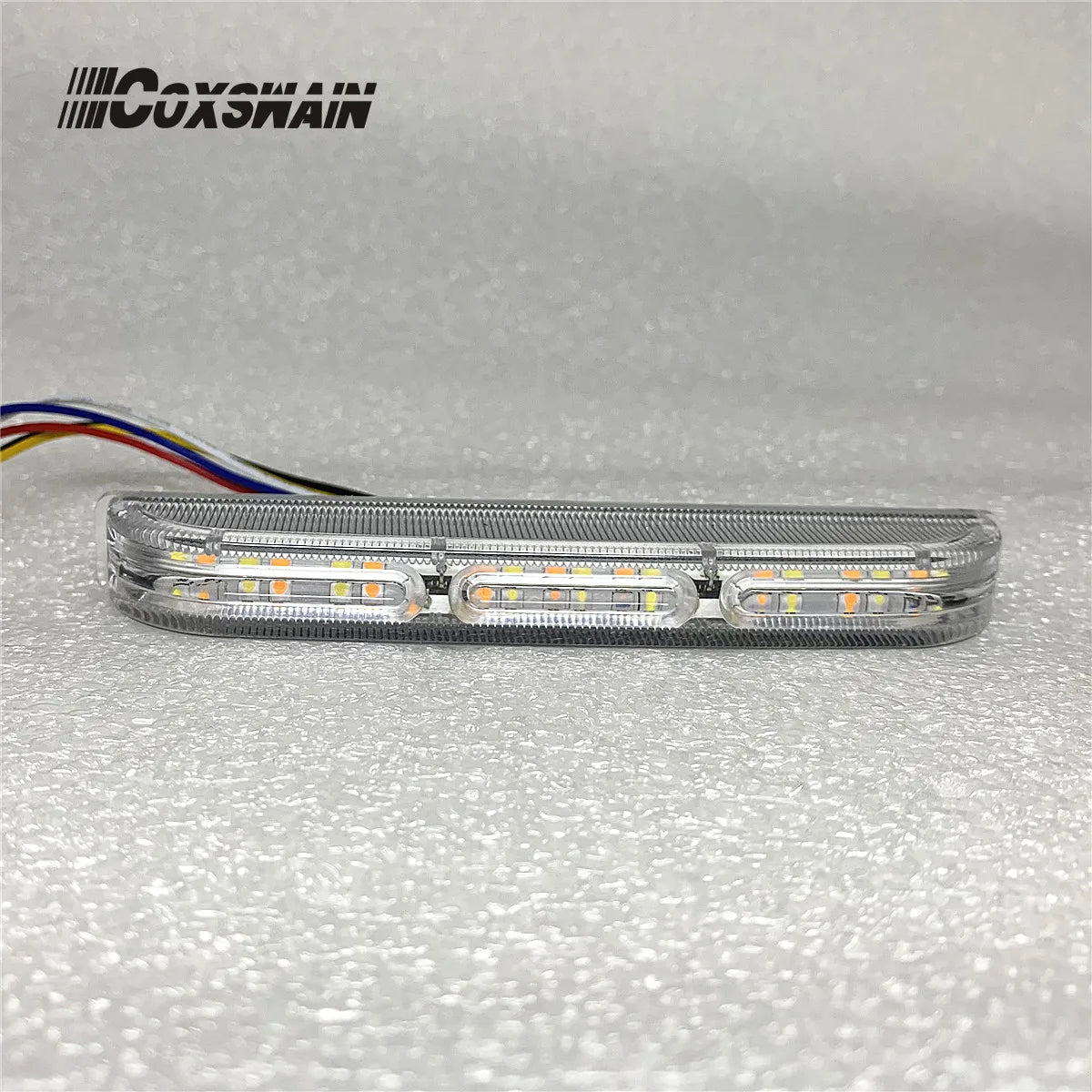 1PC Coxswain Dual Color Emergency Grill Strobe 3W Warning