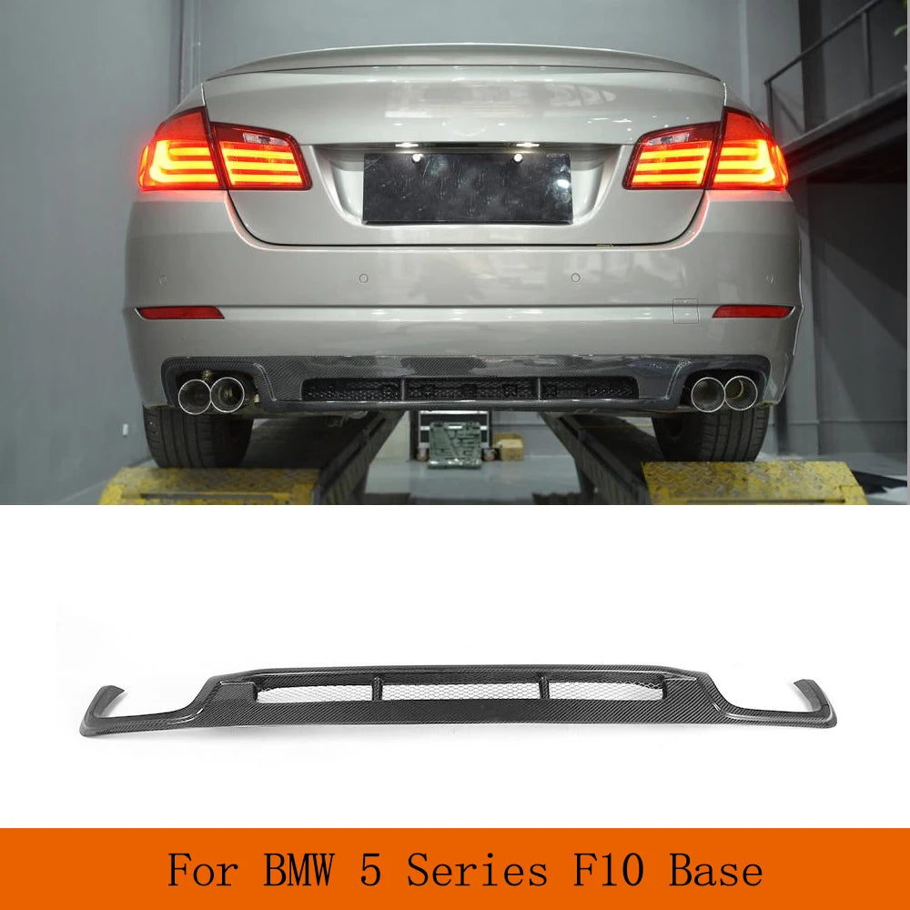 For BMW 5 Series F10 F18 Carbon Fiber Rear Bumper Racing