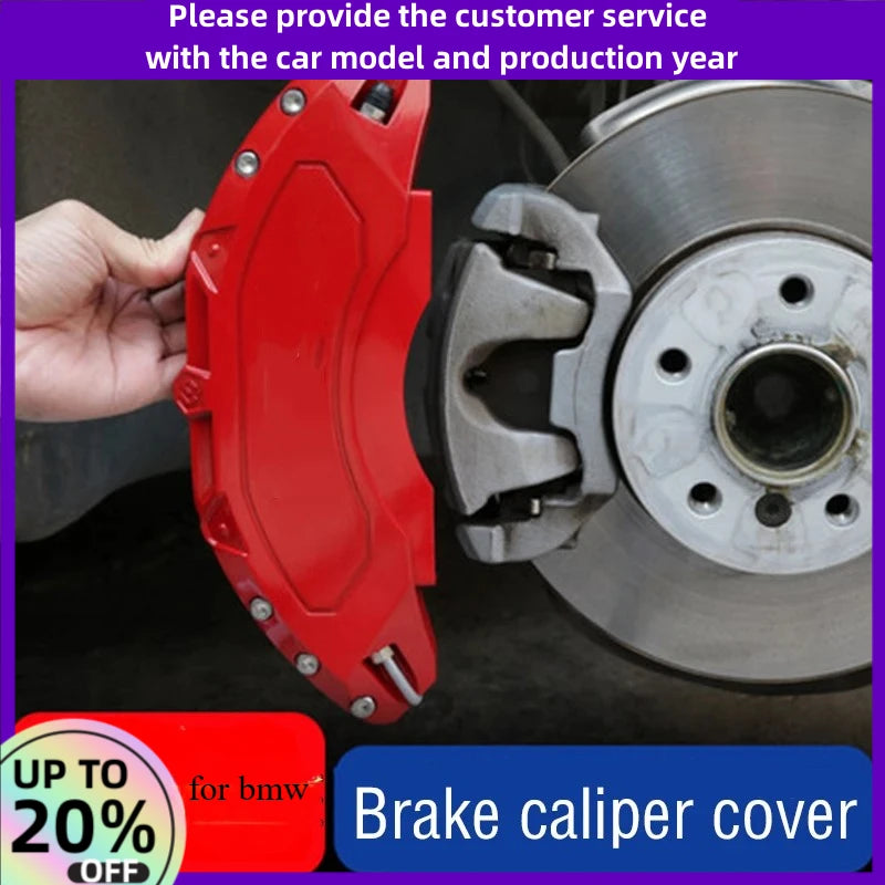For BMW Brake Caliper Cover Aluminum Alloy Metal Fit M F10 F20