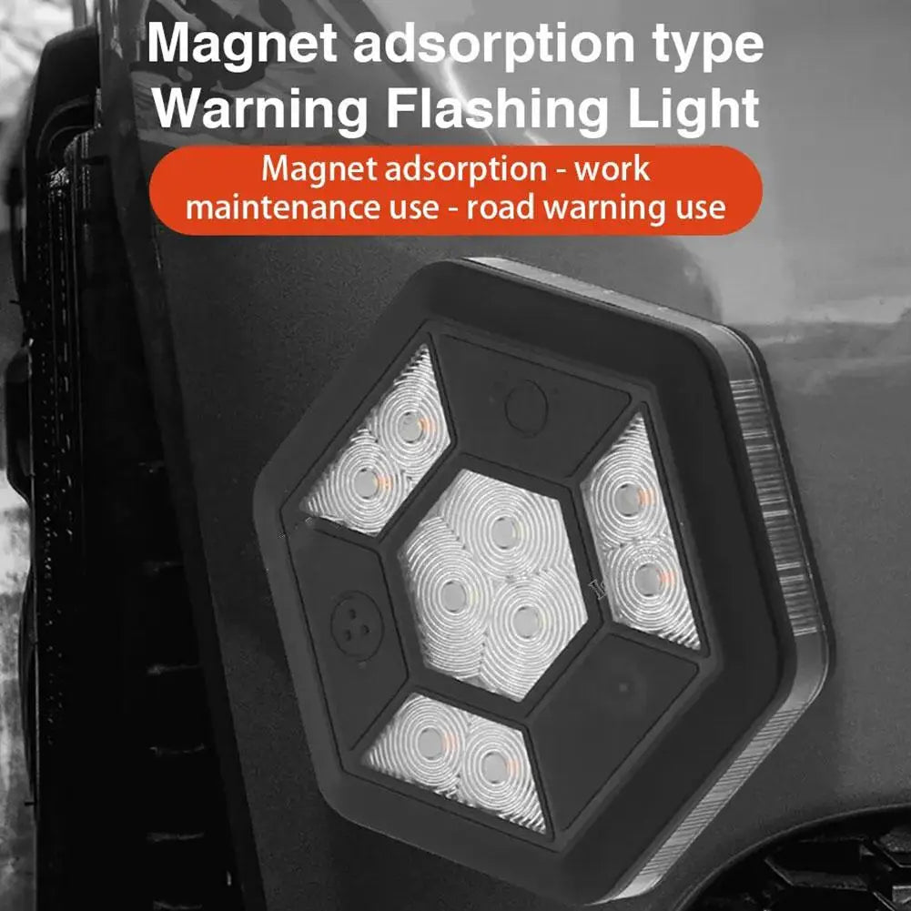 Magnetic Warning Rechargeable Flashing Beacon Strobe Alarm