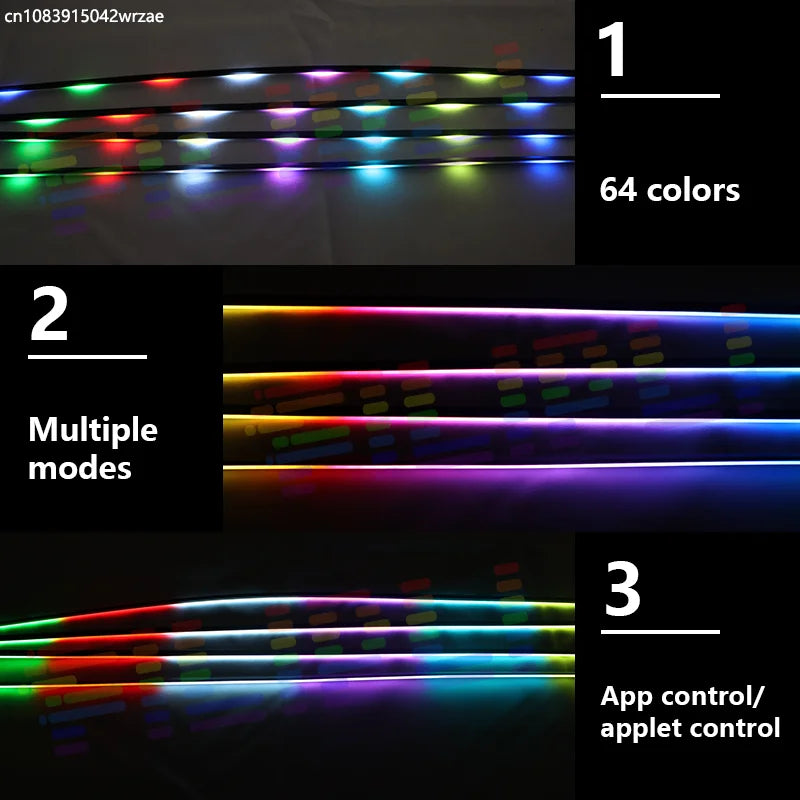 For Alfa Romeo Giulietta 2010-2020 Years Interior Ambient Strips