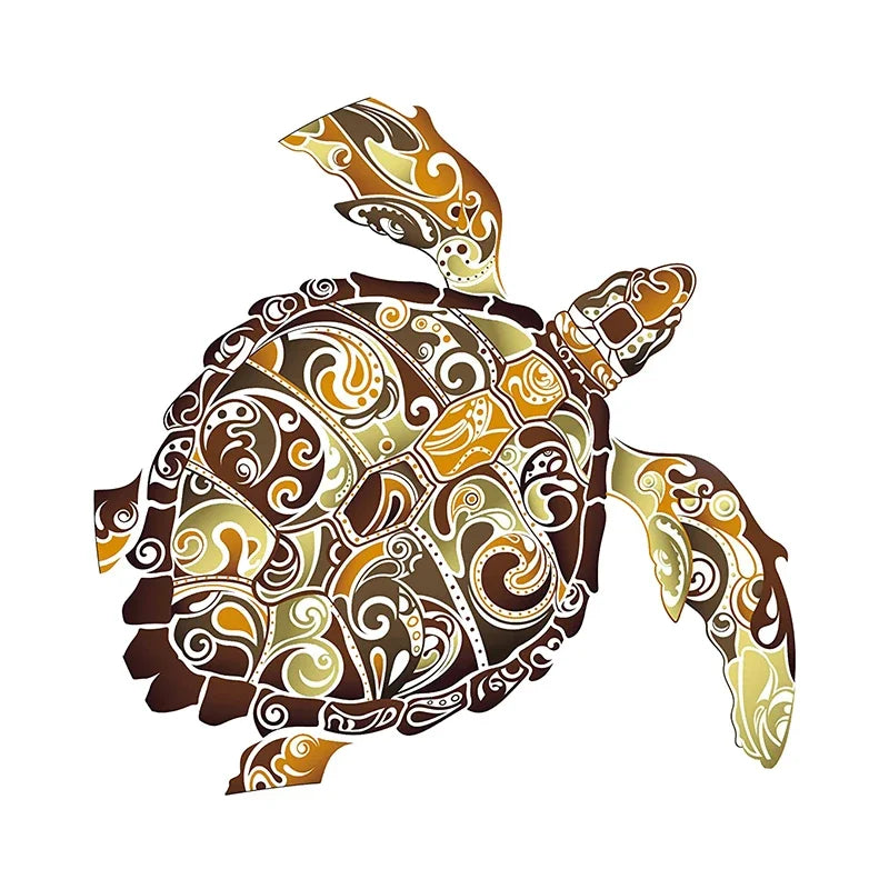 Stickers Funny Exterior Tribal Turtle Pvc Decals Motorcycle Body