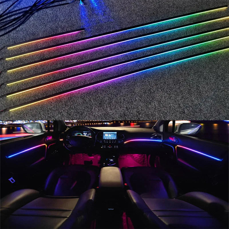 Symphony Ambient RGB Color Interior Acrylic Guide Atmosphere In