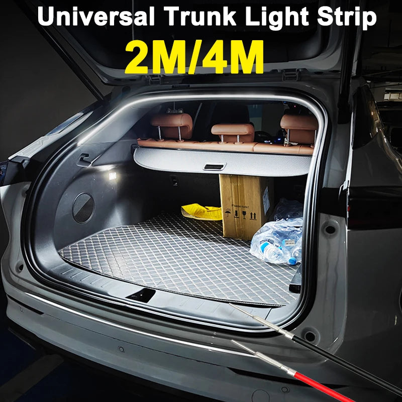 Pin Type Rear Trunk Lighting Ambient Strip Interior Atmosphere