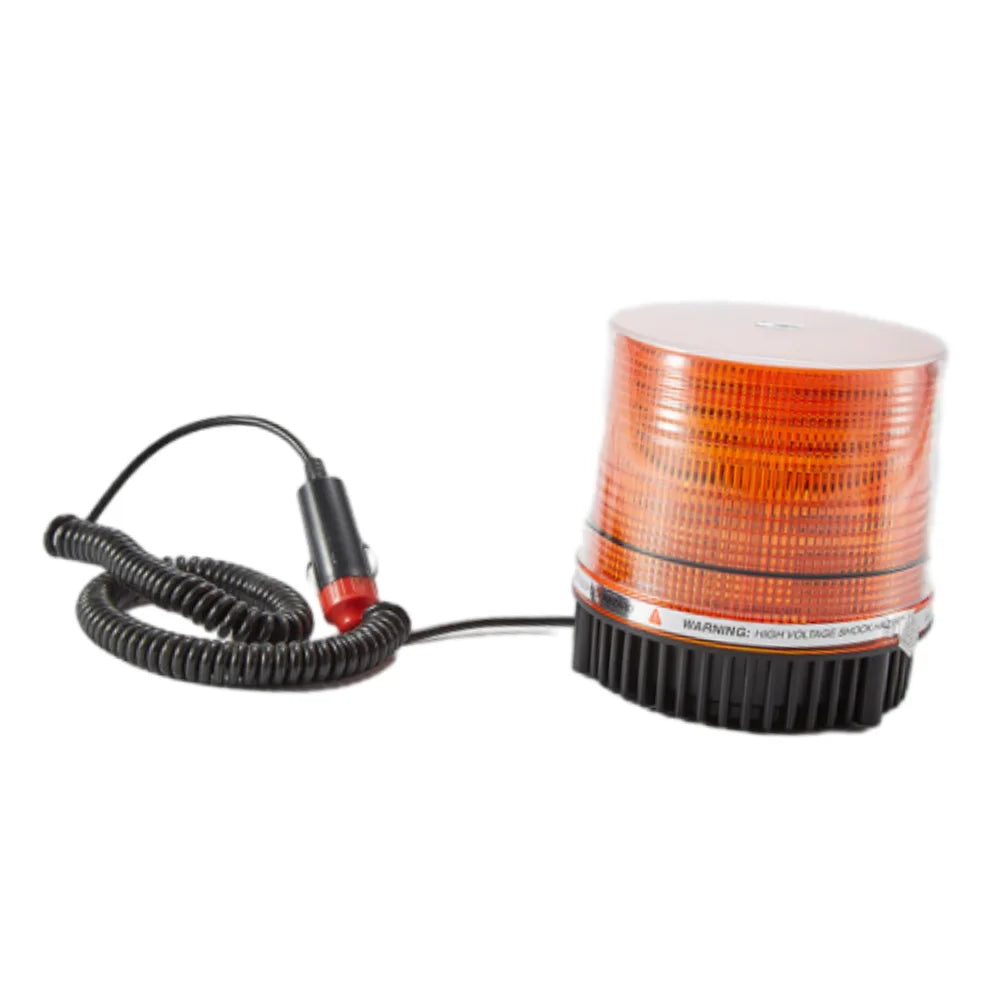 For Vehicles Equipped Magnetic Warning Amber Suitable A 12 V Dc