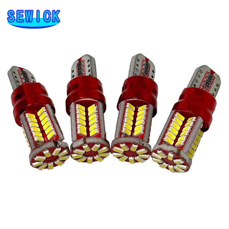 100PCS Promotion T10 W5W Bulb 57SMD 12V 5W5 3014