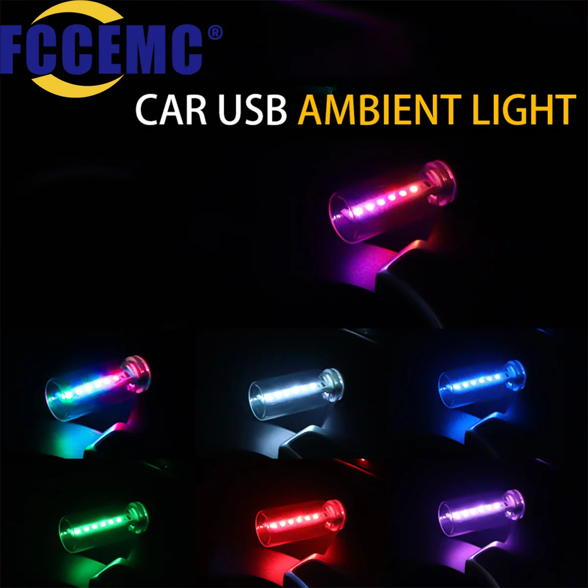 Portable USB Touch Night multi-mode Plug Play Ambient Interior