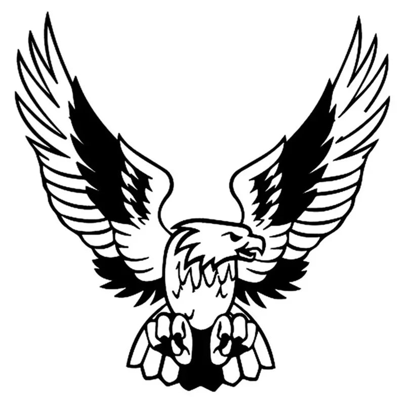 3D Sticker Fashion Eagle On Funny Wild Animal Stickers