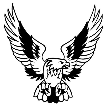 3D Sticker Fashion Eagle On Funny Wild Animal Stickers
