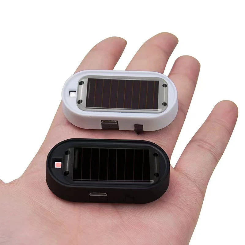 Solar Powered Fake Security Simulated Dummy Alarm Wireless