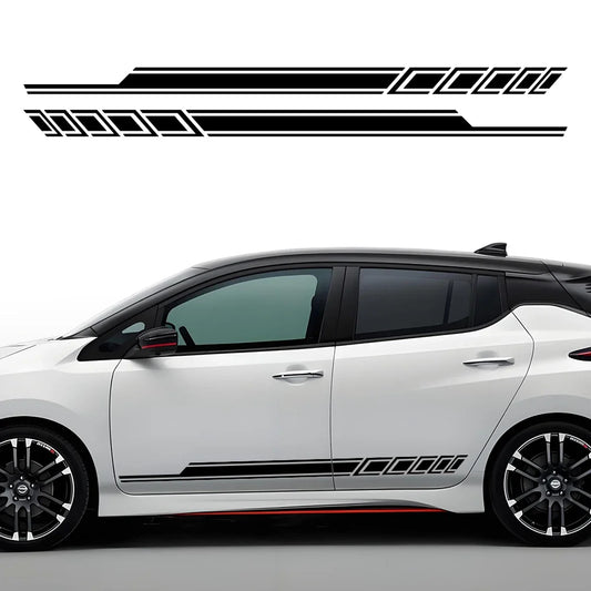 For Nissan Leaf Waterproof Wrap Vinyl Sticker Door Side Wrap
