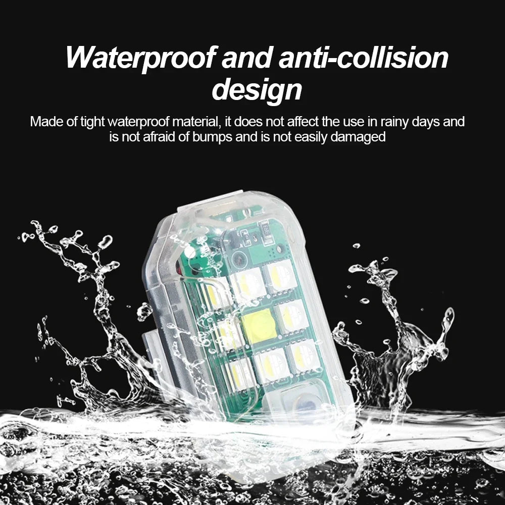 Wireless Remote Control Aircraft Strobe Motorcycle Bike Drone