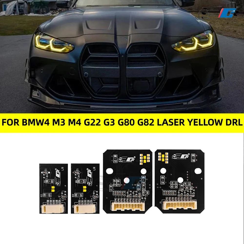 For BMW 4 Series G22 G23 Yellow Angel Eye Drl Boards G26 G80 G82