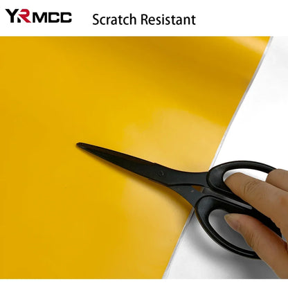 Vinyl Wrap Film Stickers Yellow Matte Body Scratch Resistant