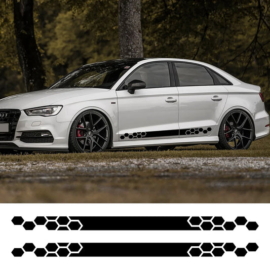 For Audi A3 8V 8P 8Y Graphics Side Door Sticker Racing Stripes