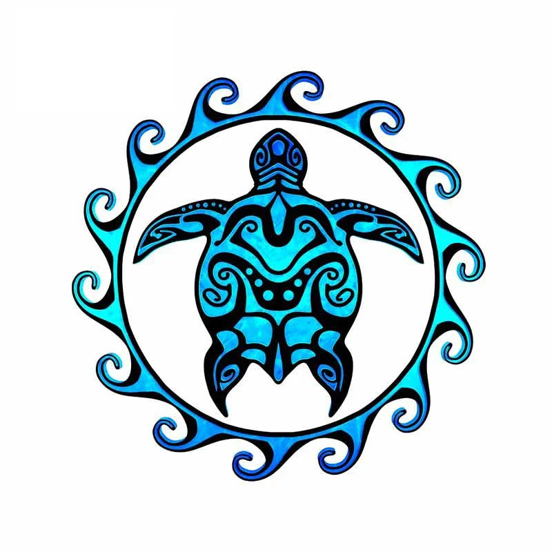 Stickers Funny Exterior Tribal Turtle Pvc Decals Motorcycle Body