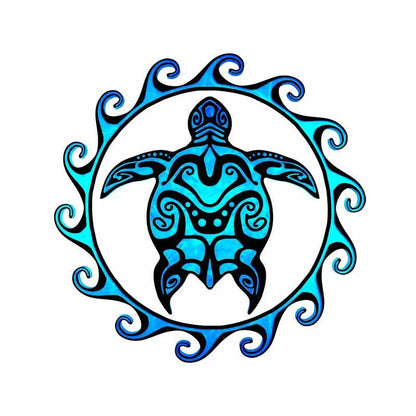 Stickers Funny Exterior Tribal Turtle Pvc Decals Motorcycle Body