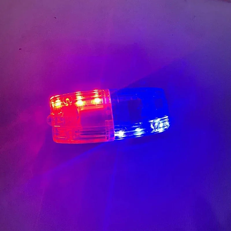 USB Rechargeable Clip White Lighting Red Blue Shoulder Tool