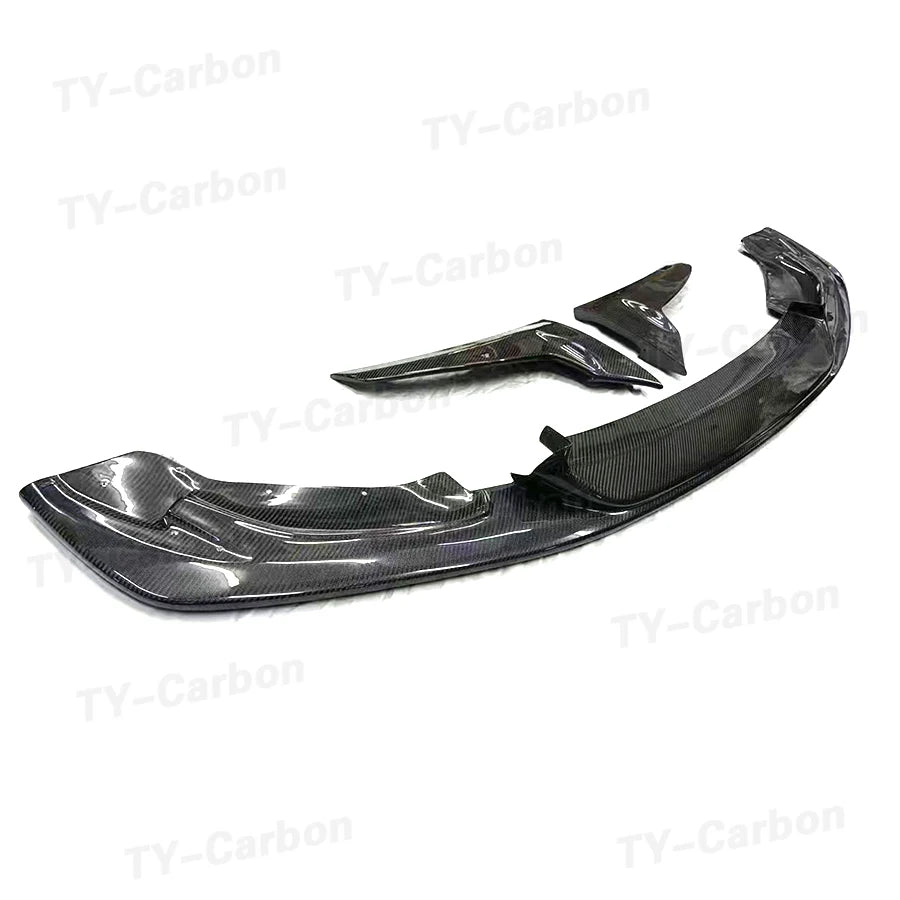 For BMW F80 F82 F83 M3 M4 Real Carbon Fiber Front Lip Bumper