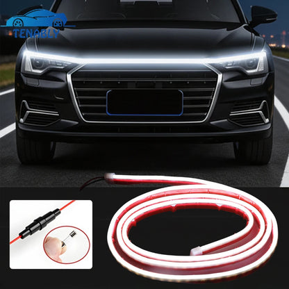Hood Strip Dynamic Scan Startup Drl 12V Flexible Cuttable