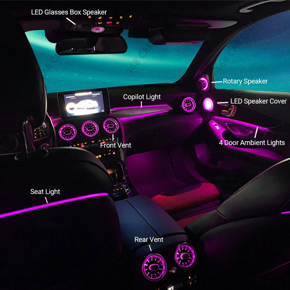 For Mercedesbenz W205 X253 Glc Coupe Color Ambient C43 c63scar