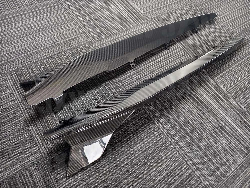 For BMW 8 Series G14 G15 Jxwancf Dry Carbon Fiber Side Skirts