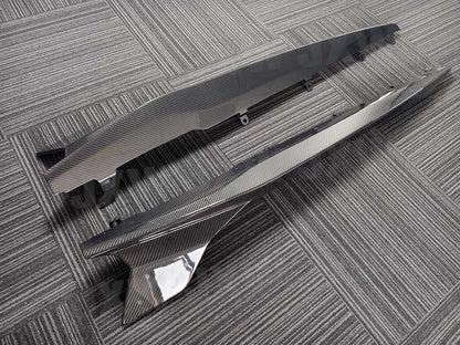 For BMW 8 Series G14 G15 Jxwancf Dry Carbon Fiber Side Skirts