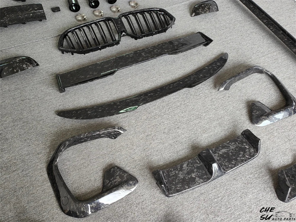For BMW X6M F96 Front Lip Upgraded Ld Forged Carbon Fiber Body