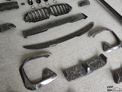 For BMW X6M F96 Front Lip Upgraded Ld Forged Carbon Fiber Body