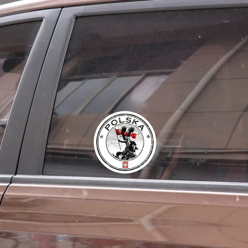 For Golf 5 Kia Ceed SEAT Fashion Sticker Poland Polska Husarz