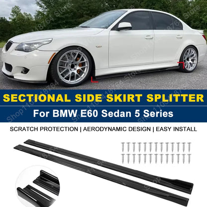 For BMW Accessories 2004-2010 E60 E61 Series M5 Side Skirts
