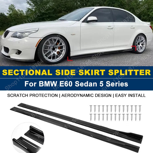 For BMW Accessories 2004-2010 E60 E61 Series M5 Side Skirts