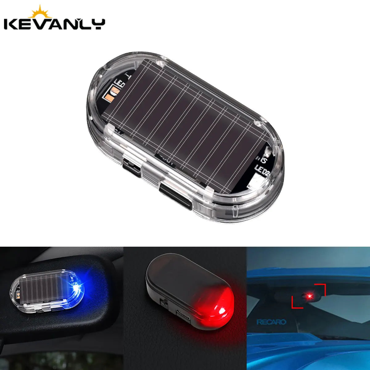 MINI Solar Warning Night Security Simulation Alarm Wireless