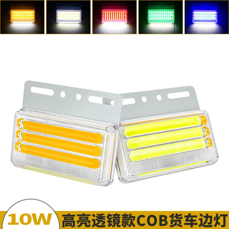24V Super Bright Truck Lens Floor Cob Waterproof Waist