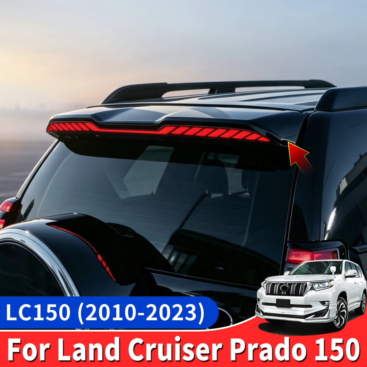 For 2010-2023 Toyota Land Cruiser Prado LC150 J150 Dragon Scale