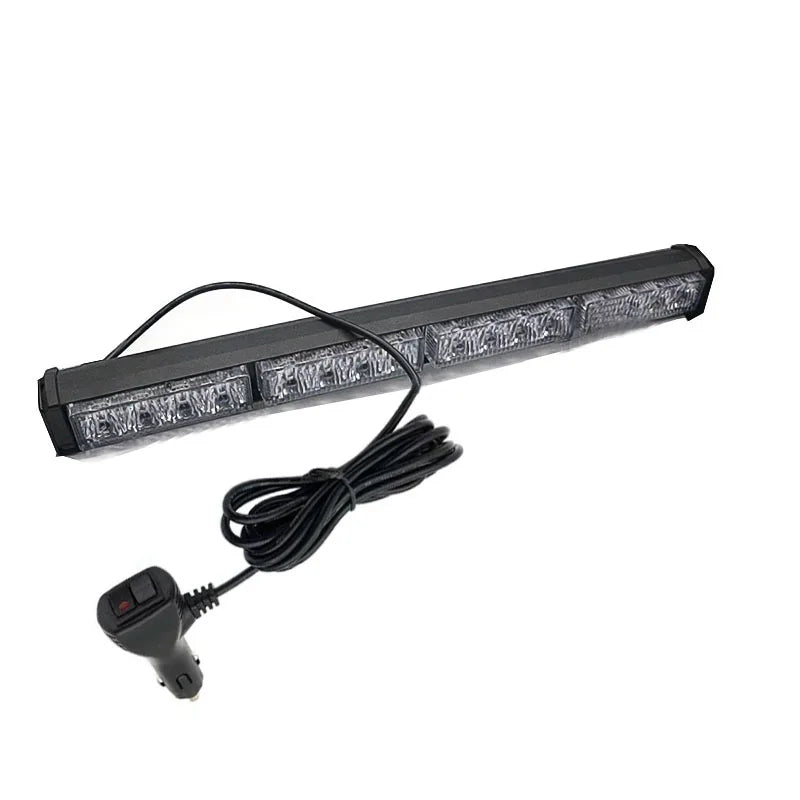 12V 24V 4LED Red Blue Strobe Bar Traffic Advisor
