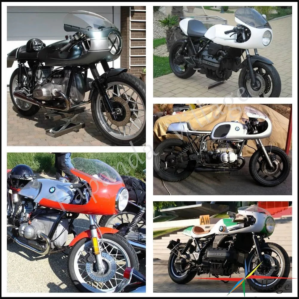 For Honda Cb Cm Cl Gl Cafe Racer 6.25 Headlight Half Fairing Cx