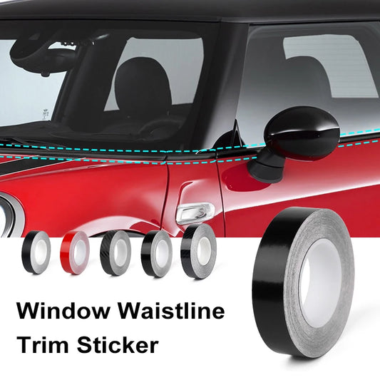 For MINI Cooper R53 R55 R56 Window Trim Vinyl Film Door