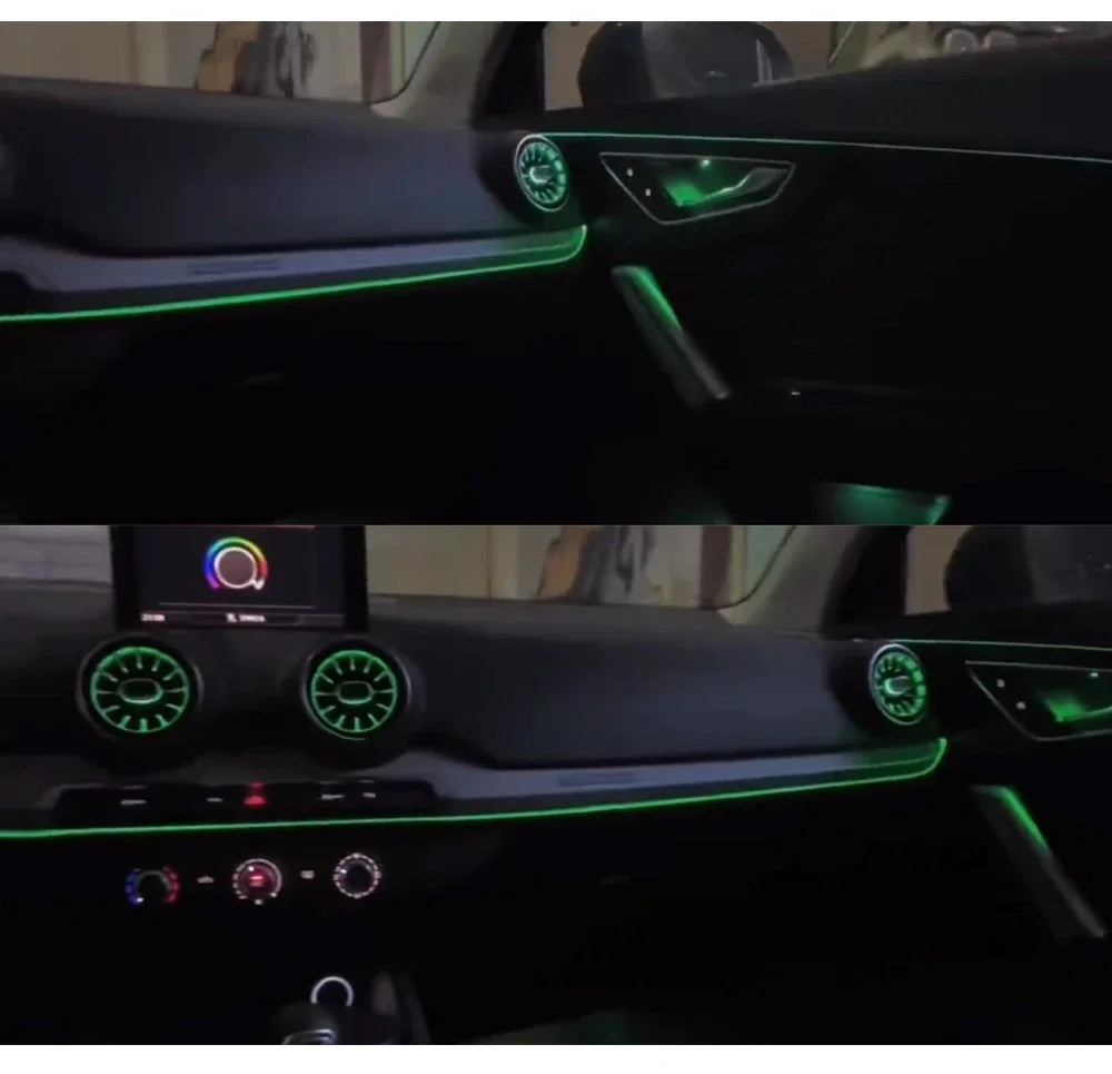 For Audi Q2 2019-2024 LED Interior Ambient Atmosphere Lighting