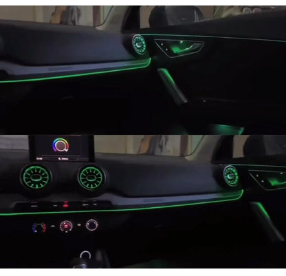 For Audi Q2 2019-2024 LED Interior Ambient Atmosphere Lighting