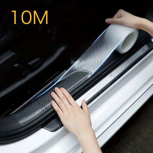 Carbon Fiber Door Edge Bumper Protector 3D Sticker Tape