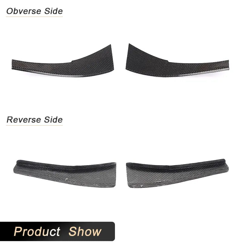 For BMW E90 E92 E93 M3 Front Bumper Canards Splitters 2007-2013