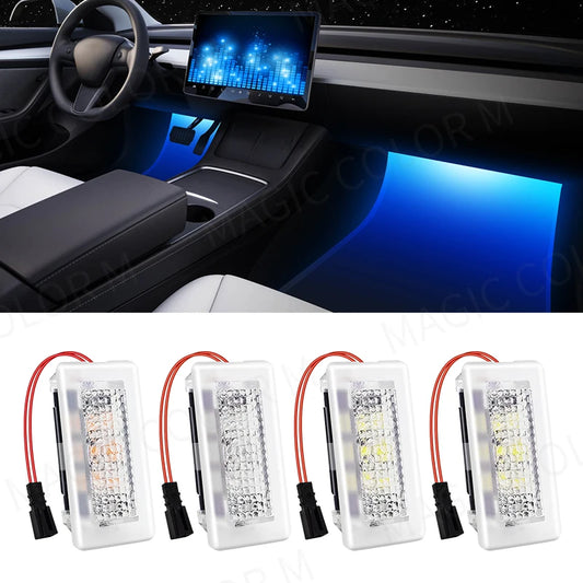 For Tesla Model 3 Y S X Atmosphere foot-well Interior Lighting
