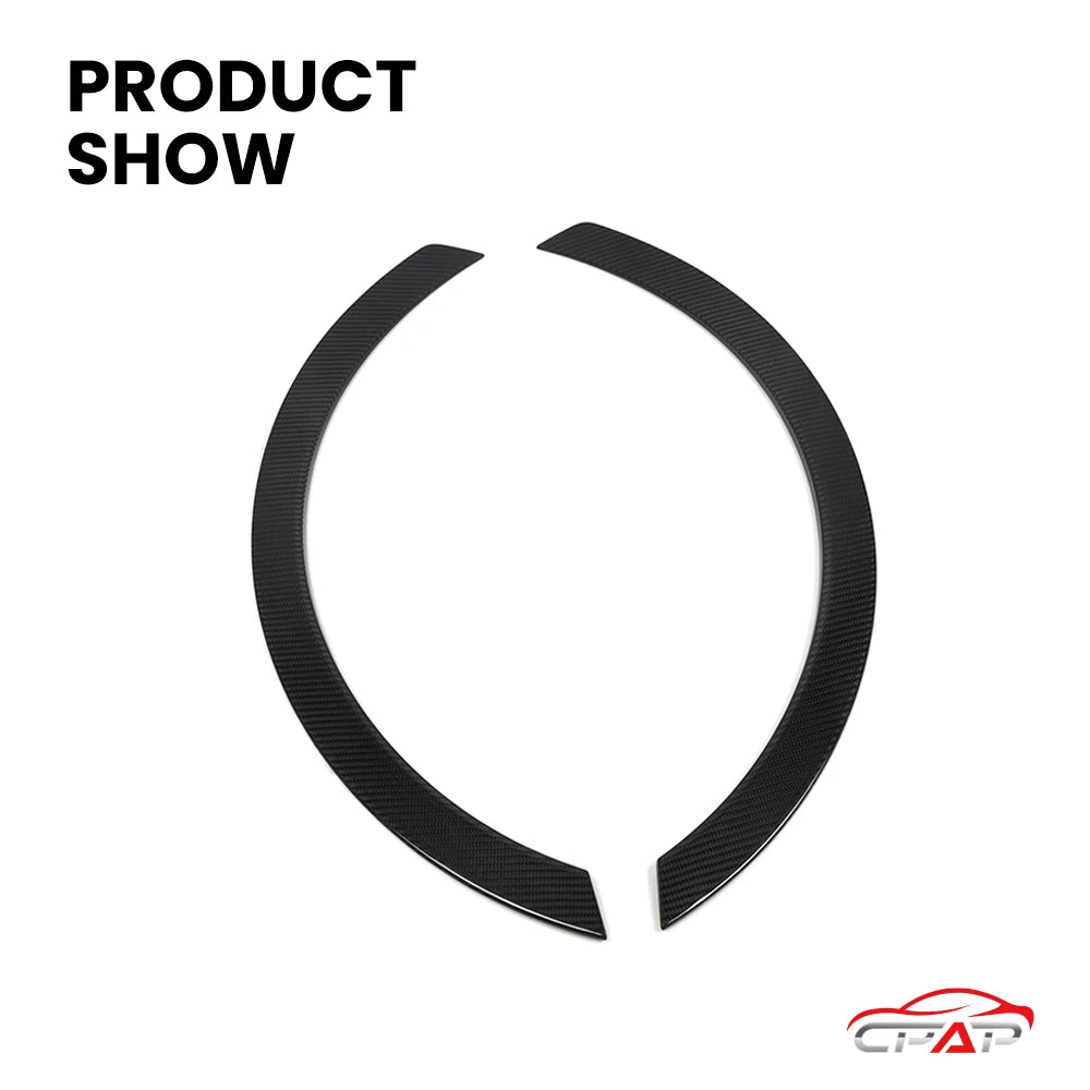For BMW 2 Series G42 Coupe Real Dry Carbon Fiber Wheel Eyebrow