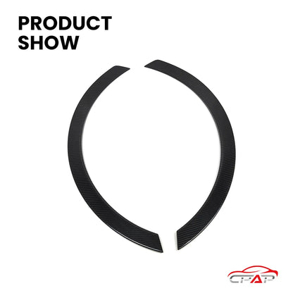 For BMW 2 Series G42 Coupe Real Dry Carbon Fiber Wheel Eyebrow