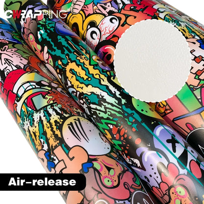 Stickers Graffiti Painting Film Cover Adhesive Vinyl Tuning Wrap