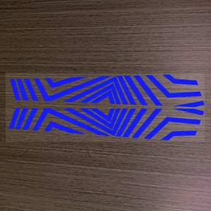 2D Flat Sticker Bicycle Motorcycle Glossy Surface Colorful Design