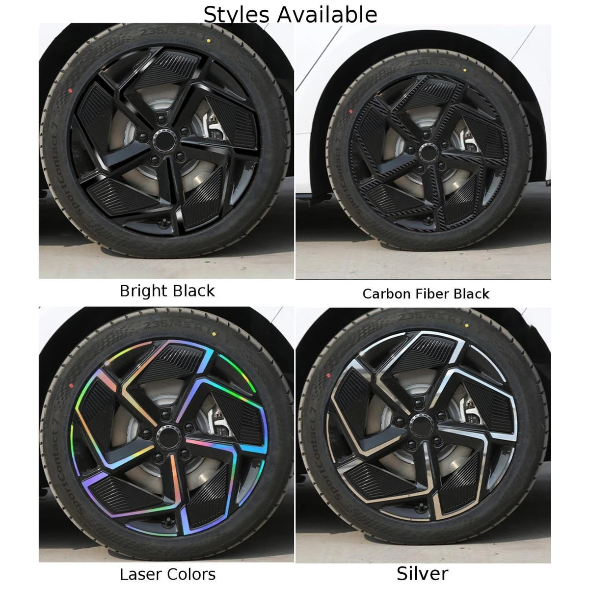 For BYD 4PCS Wheel Hub Stickers Seal Ev 2023 Exterior Cover