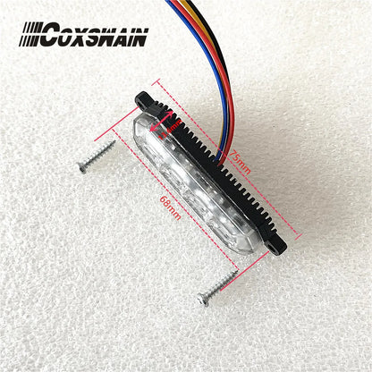 1PC Coxswain 12W Strobe Warning Surface Mount Side Marker