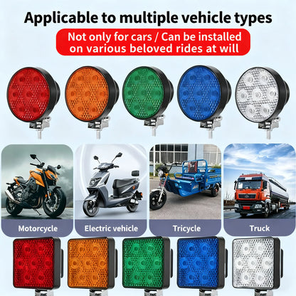 9v-80v Work Brightness Neon Night Lighting Cars Truck off-road